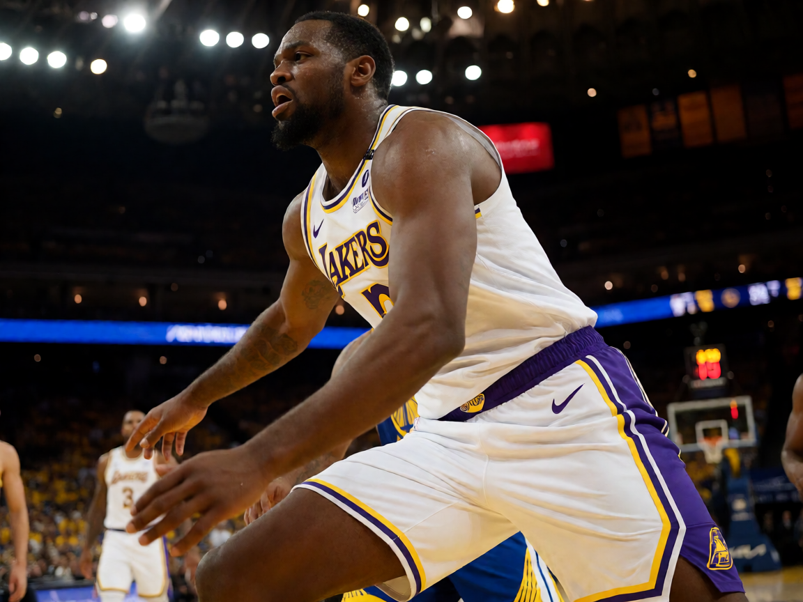 NBA常规赛洛杉矶湖人对阵金州勇士比赛现场