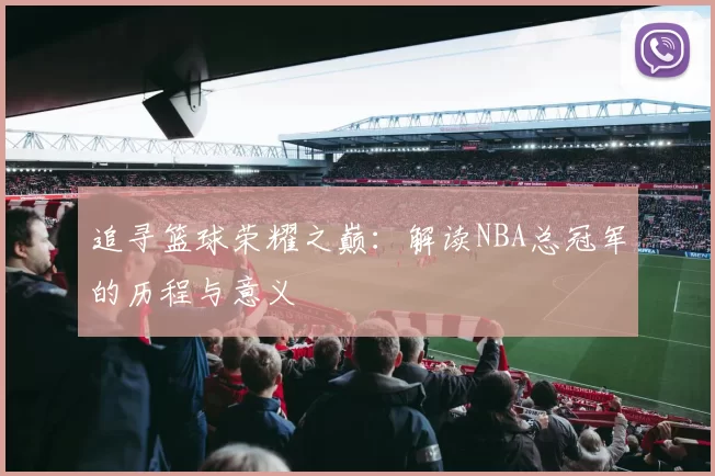 追寻篮球荣耀之巅：解读NBA总冠军的历程与意义